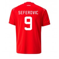 Fotbalové Dres Švýcarsko Haris Seferovic #9 Domácí MS 2022 Krátký Rukáv